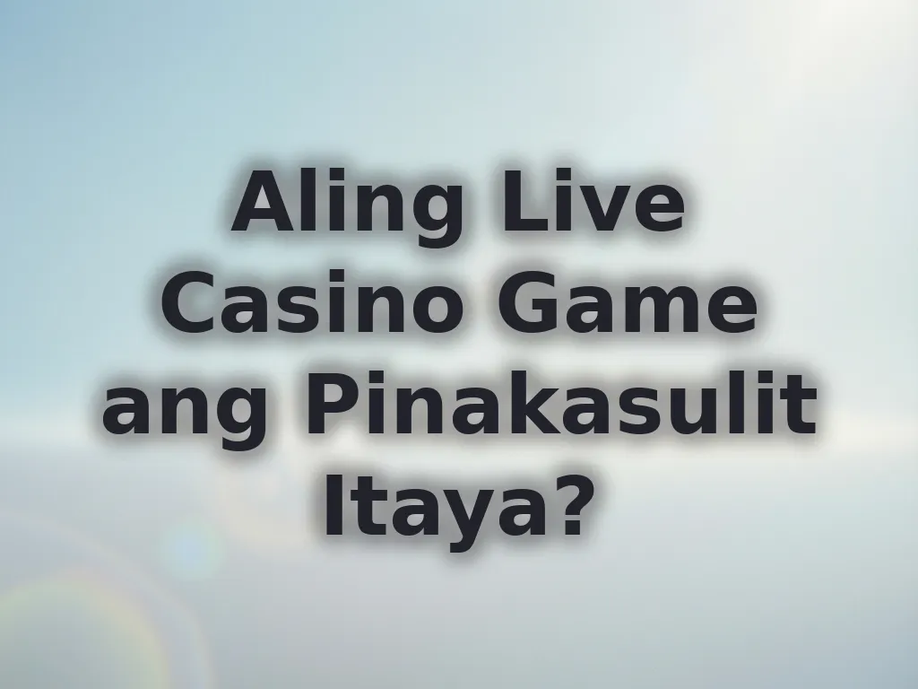 Live dealer comparison